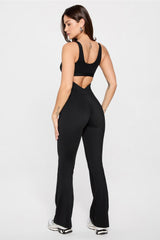 ultra-smooth flare catsuit