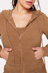 pet me zip up hoodie