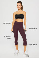 oasis pureluxe high-waisted capri