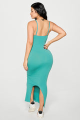 smooth as hell shaping maxi dress