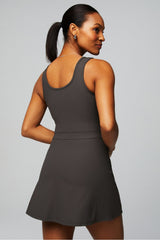 sporty rib built-in short dress