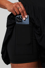 hot shot pleated dress classic mini