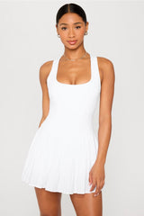 hot shot pleated dress ultra mini