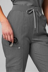 high-rise on-call scrub jogger