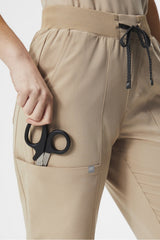 high-rise on-call scrub jogger