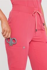 high-rise on-call scrub jogger