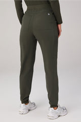 high-rise on-call scrub jogger