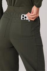 high-rise on-call scrub jogger