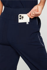 high-rise on-call scrub jogger (reflective)