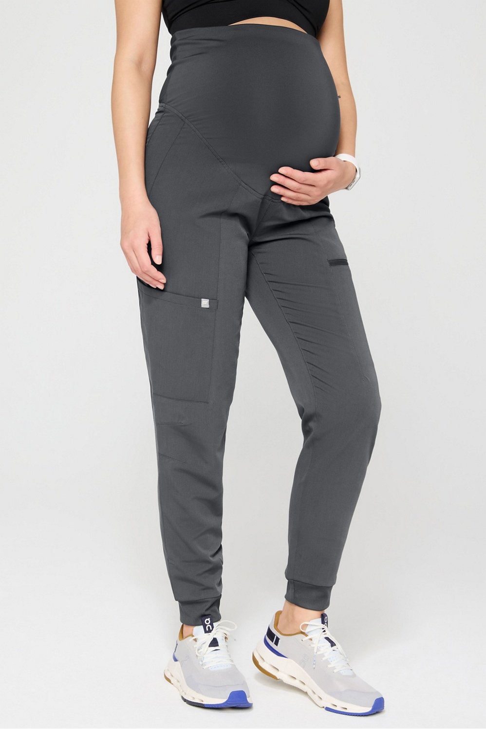 on-call maternity scrub jogger