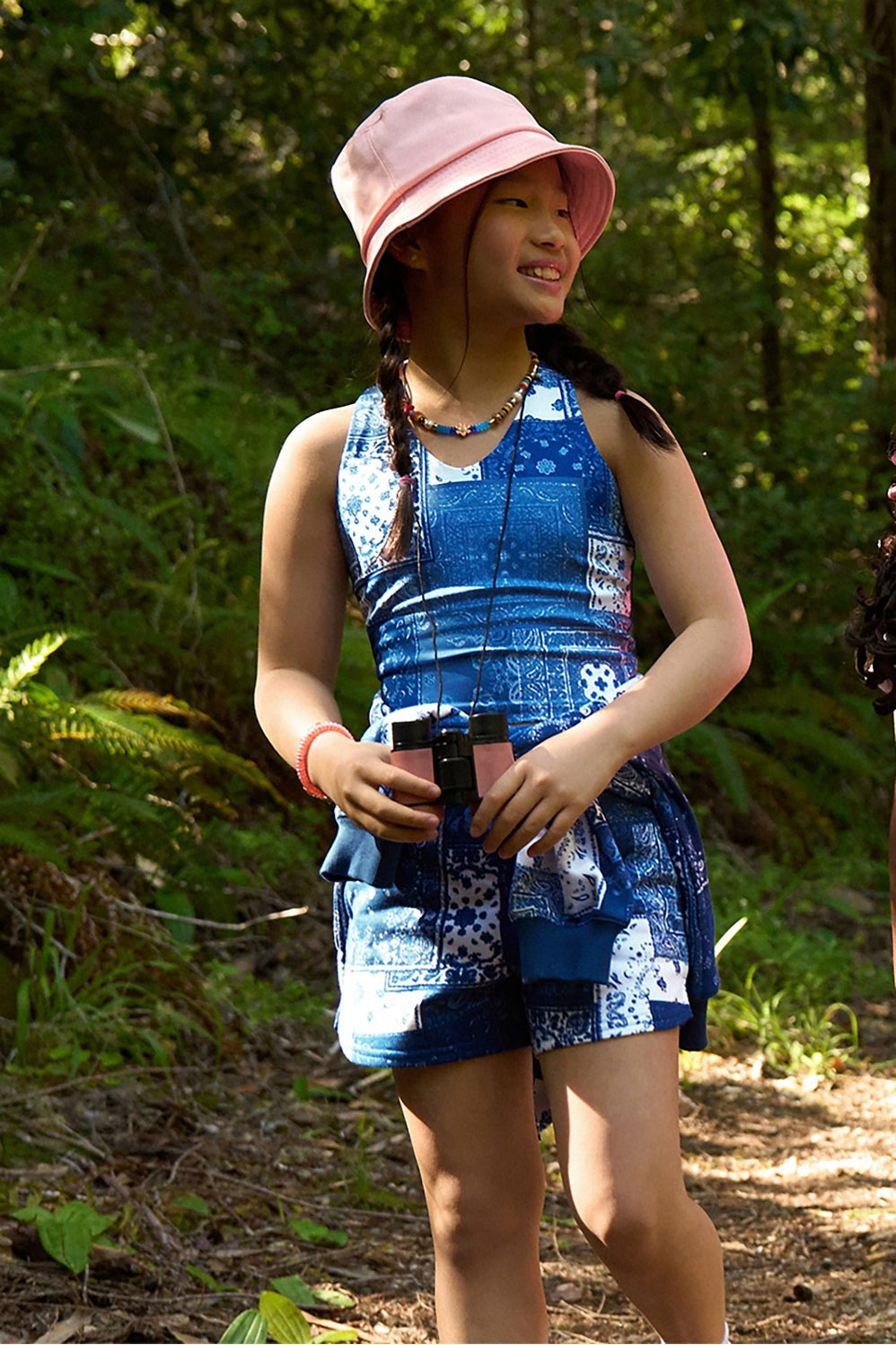 girls motion365+ built-in bra cropped tank