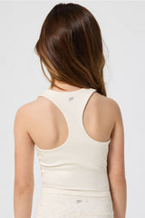 girls motion365+ built-in bra cropped tank