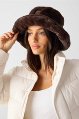 the faux fur bucket hat