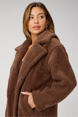 teddy long coat