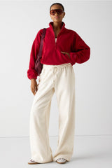 no chill fleece half-zip