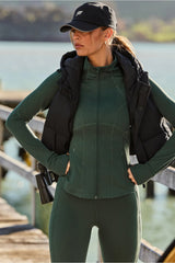 cold weather full-zip jacket
