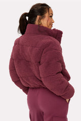 teddy puffer jacket