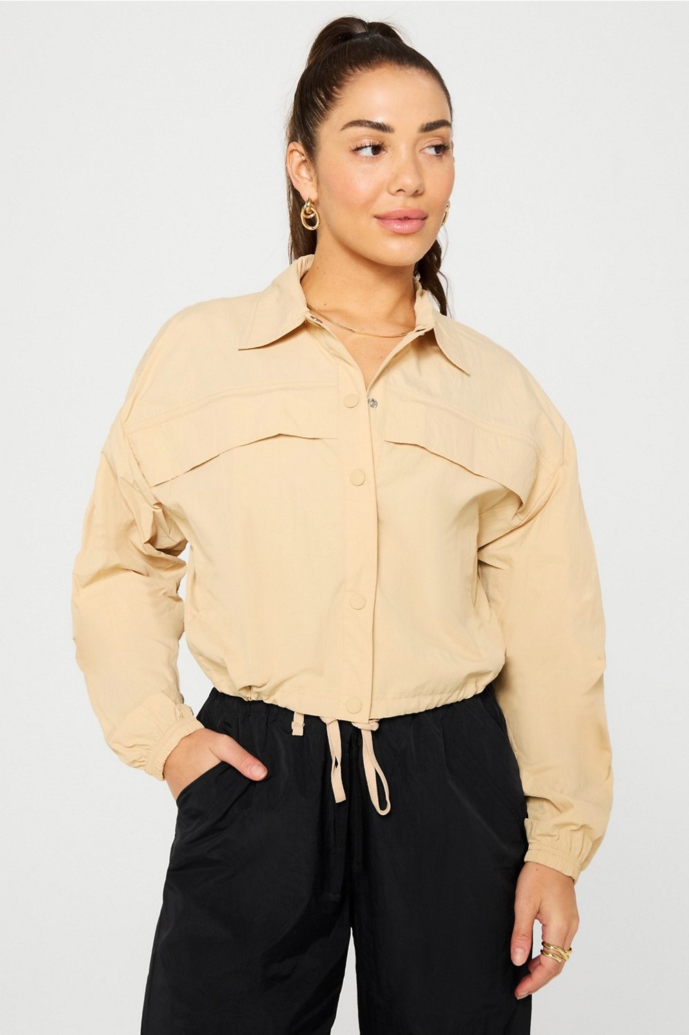 quintessential cropped cargo jacket