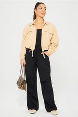 quintessential cropped cargo jacket