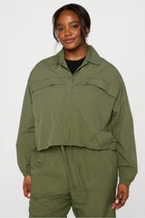 quintessential cropped cargo jacket