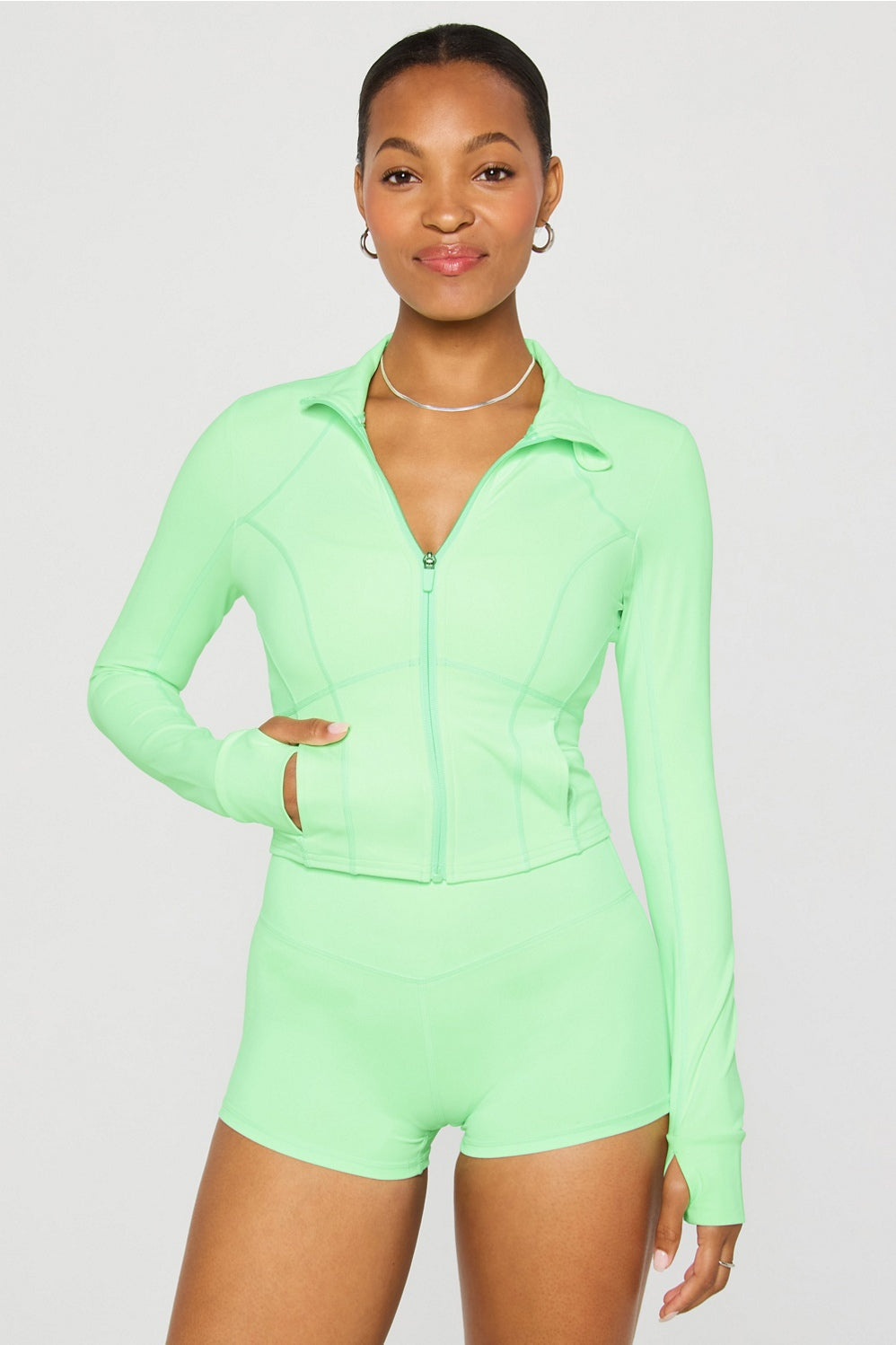 perfect storm cropped train jacket