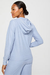 cloud jersey full zip hoodie