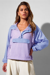 ripstop pullover hooded windbreaker