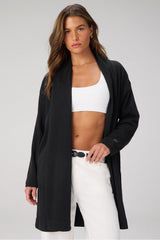 year round terry oversized cardigan