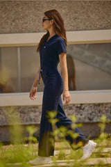 empower wide leg scrub jumpsuit