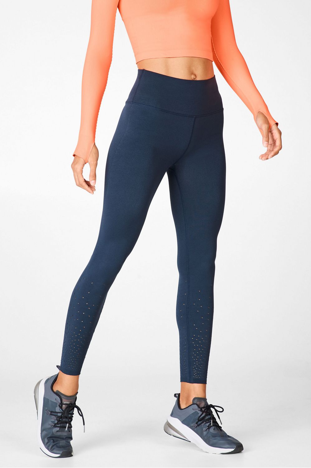 high-waisted sculptknit® dot legging