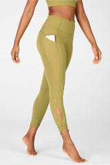 oasis pureluxe high-waisted twist 7/8 legging