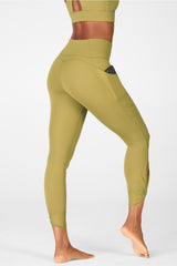 oasis pureluxe high-waisted twist 7/8 legging