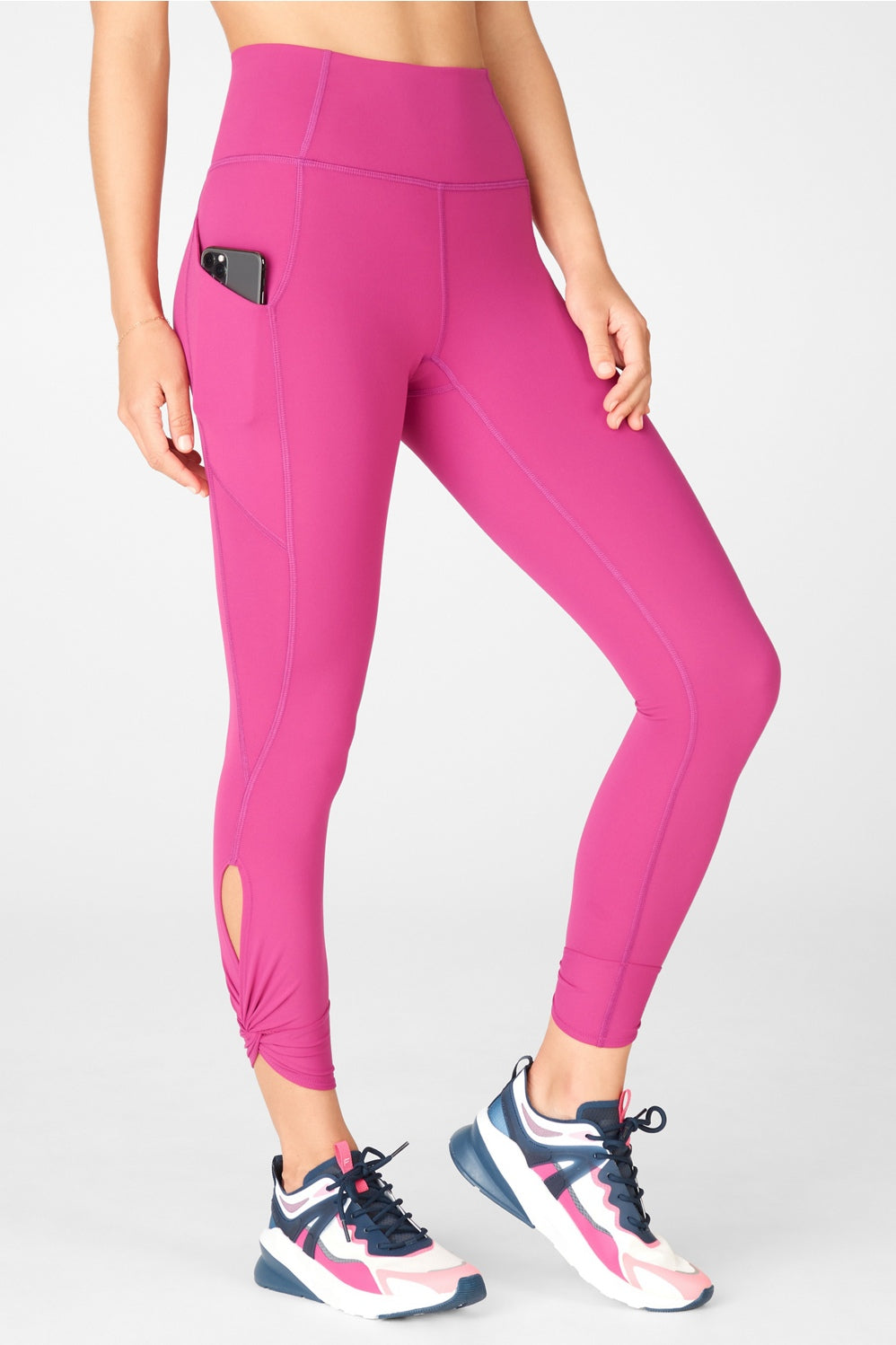 oasis pureluxe high-waisted twist 7/8 legging