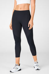 pureluxe mid-rise ruched 7/8 legging