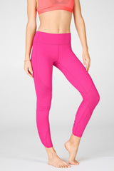 pureluxe mid-rise ruched 7/8 legging