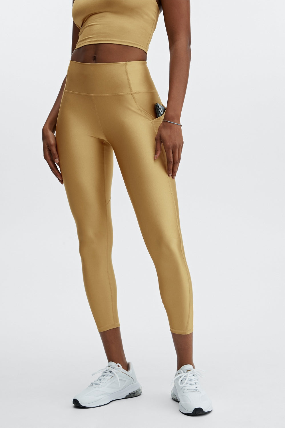oasis pureluxe high-waisted shine 7/8 legging
