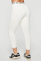 major label shaping high waist logo legging 7/8