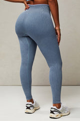 seamless rib high-waisted legging