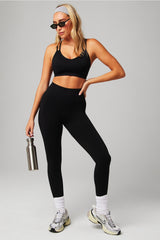 seamless high-waisted linework legging