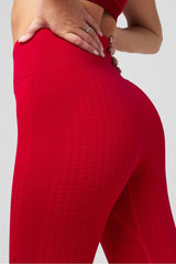 seamless high-waisted houndstooth legging