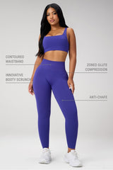 seamless scrunch high-waisted legging