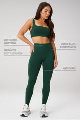 seamless scrunch high-waisted legging