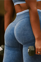 seamless scrunch high-waisted legging