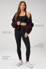 cold weather high-waisted pocket legging