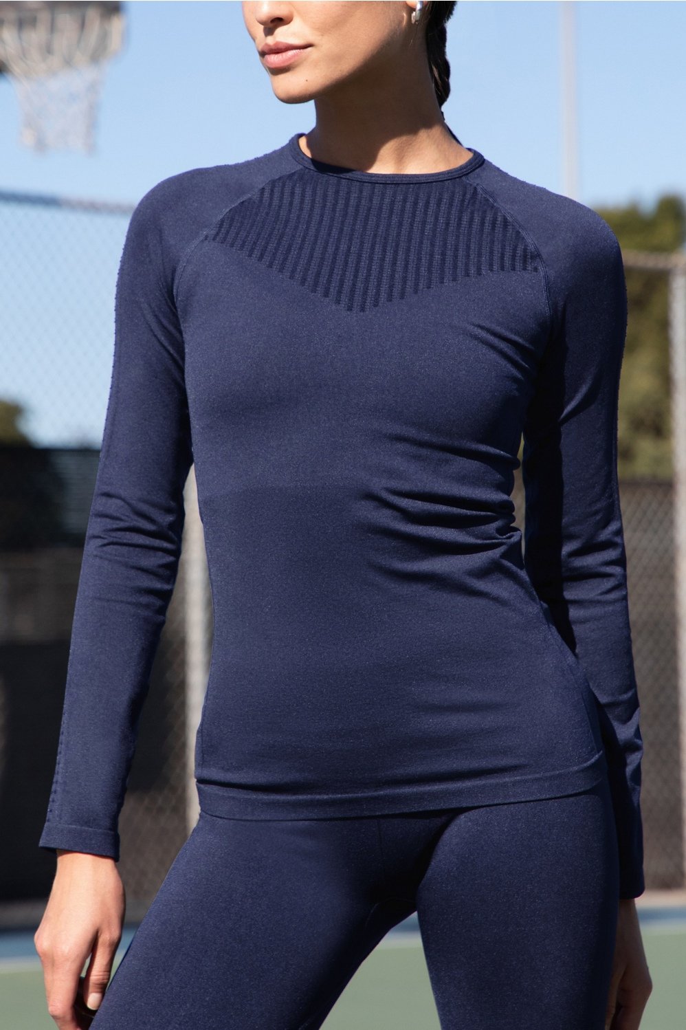 sync seamless long-sleeve top