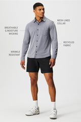 the dash long sleeve button up