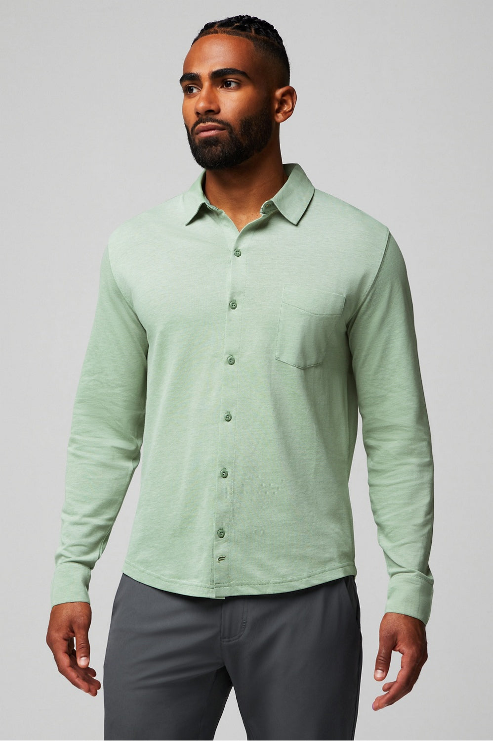 the dash long sleeve button up