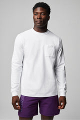 the r&r long sleeve pocket tee