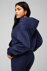 cozy fleece hoodie