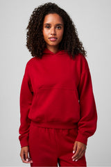 cozy fleece hoodie